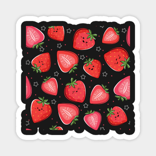 Kawaii Strawberries Magnet