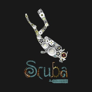 SCUBA Diving - Original SteamPunk Design T-Shirt