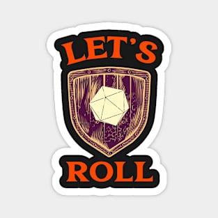 Let's Roll Magnet