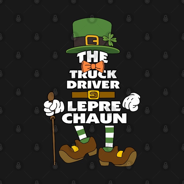 The Truck Driver Leprechaun St Patrick's Day Celebration Matching Outfits Group Attire by HappyGiftArt