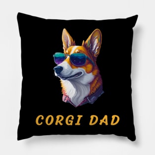 corgi dad Pillow