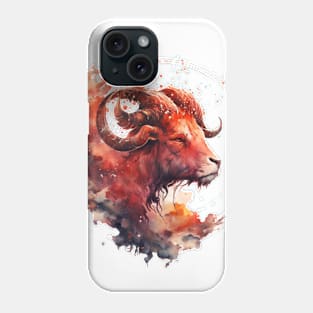 Watercolor Zodiac - Aries Phone Case