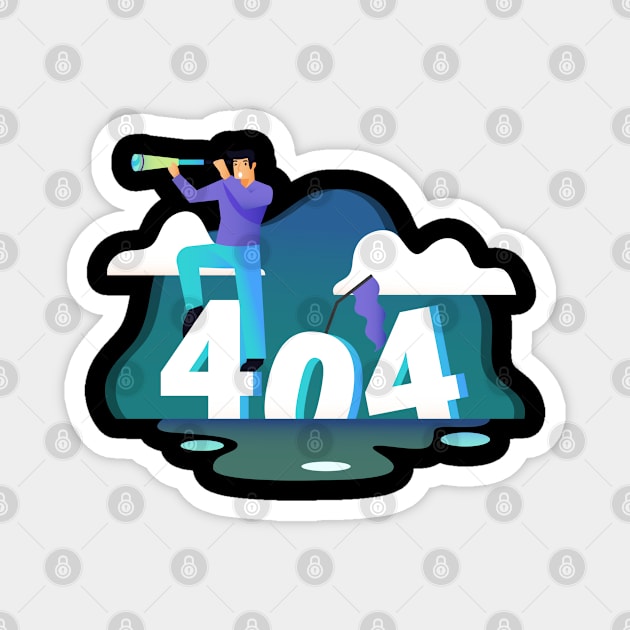 404 Error Magnet by Mako Design 