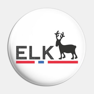 Bull Elk Pin