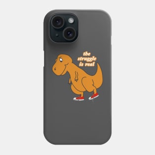 Retro T-Rex Struggle Vintage 90s Aesthetic dinosaur Phone Case