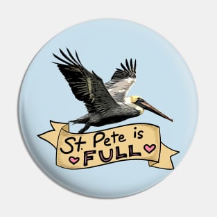 St Pete Full Pelican Pin