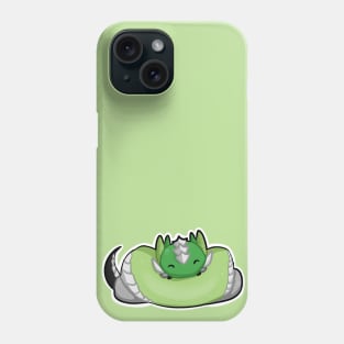 Cute aromantic wyrm dragon Phone Case