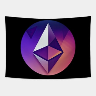 Ethereum to the moon Tapestry
