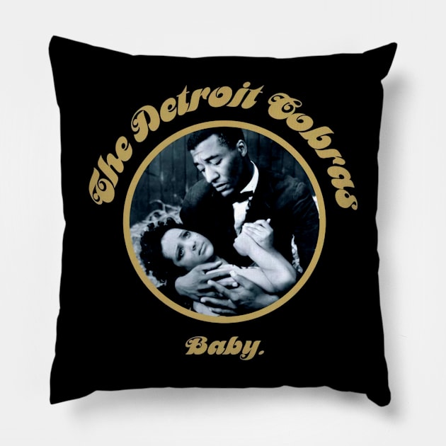 The Detroit Cobras Pillow by sukaarta