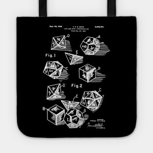 Dice Set Tabletop Games Patent Blueprints 1963 Tote