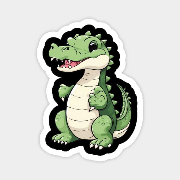 Baby Crocodile Magnet by animegirlnft