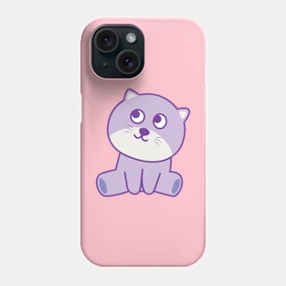 cat  looking to the sky Phone Case