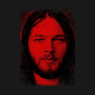 red vintage David Gilmour T-Shirt