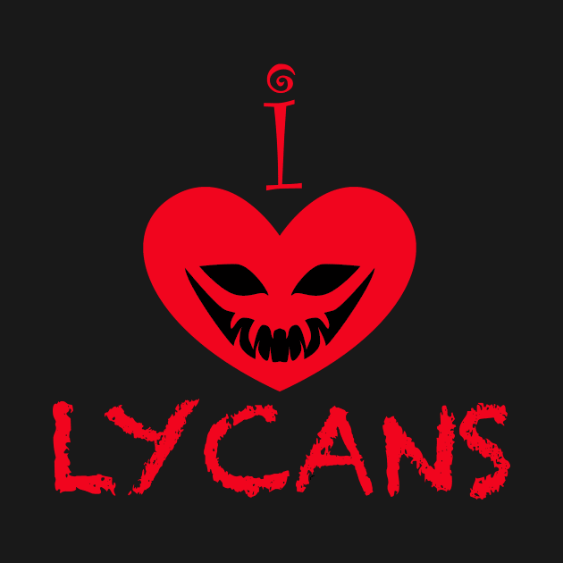 I Heart Lycans by Wickedcartoons