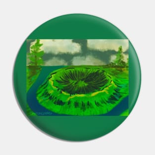 Crater Of The Valley Pin