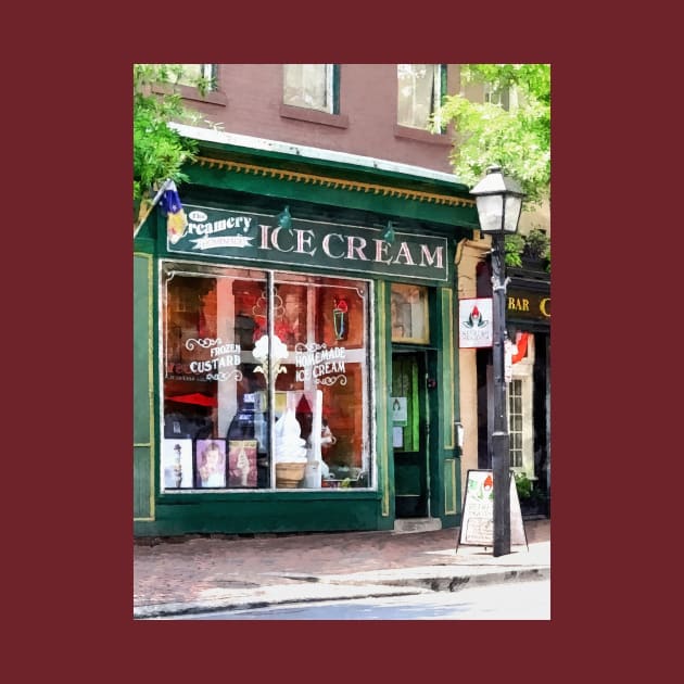 Alexandria VA - Ice Cream Parlor by SusanSavad