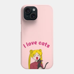 I love cats Phone Case