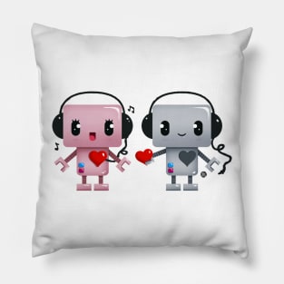 Robot Love Pillow