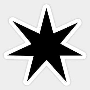 Silver Star Stickers for Sale