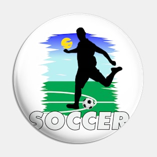 Soccer forward Pin