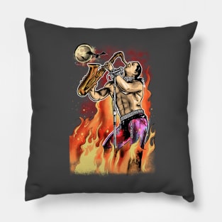 Saxophone man Pillow