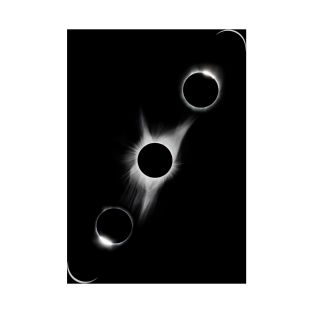 Black & White Eclipse Graphic T-Shirt