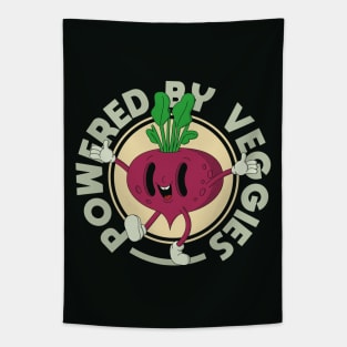 Powered By Veggies Tapestry