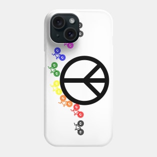 Ride for Peace (jump) Phone Case
