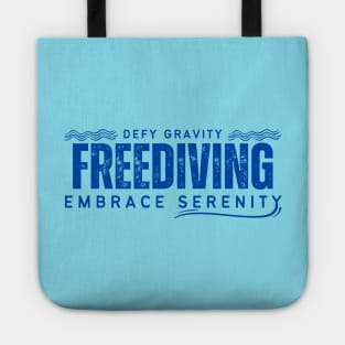 Defy Gravity - Freediving - Embrace Serenity | Freediving | Freediver | Ocean lover | Diver | Apnea Tote