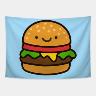 Cute Cheeseburger Tapestry