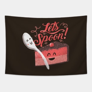 Let's Spoon Tapestry