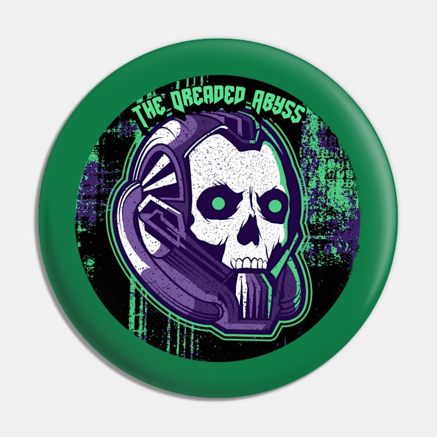 The Dreaded Abyss Graphic Pin by CTJFDesigns