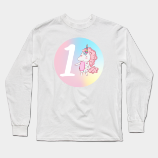 long sleeve first birthday onesie