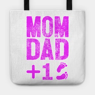 Mom Dad Plus One Tote