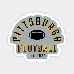 Vintage Pittsburgh Football Magnet