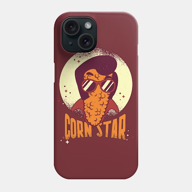 Corn Star Funny Phone Case by madeinchorley