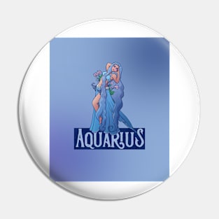 Aquarius Belly Dancer Zodiac Pin