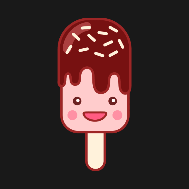 Chunky Ice Cream Emoji Minimal by lightsonfire