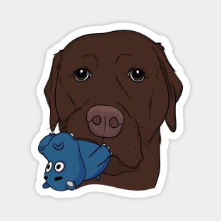 Chocolate Lab Magnet