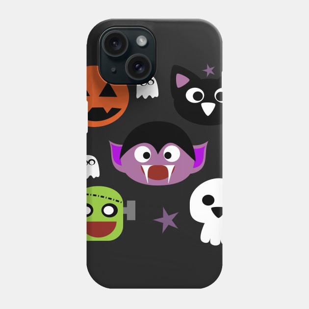 cute Halloween friends Phone Case by bruxamagica