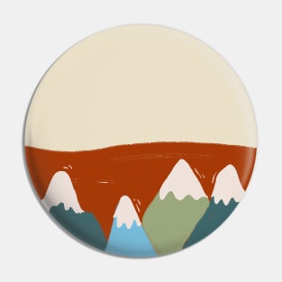 Mountain Line Pin