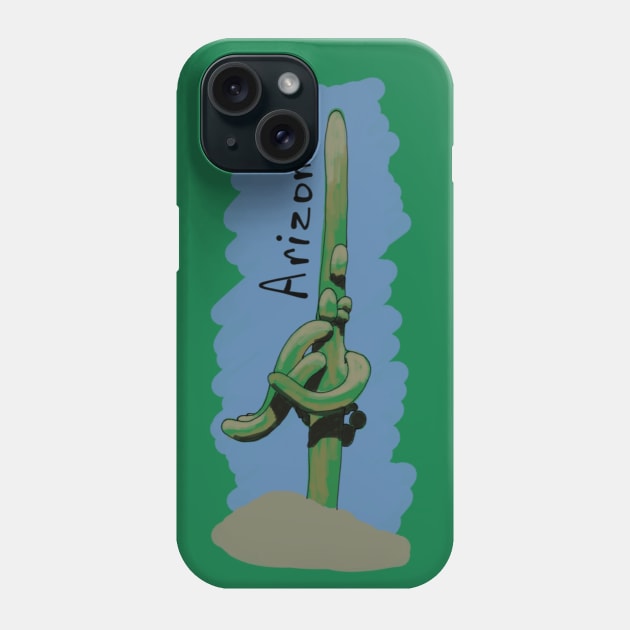 Arizona Wacky Cactus Phone Case by CorrieMick