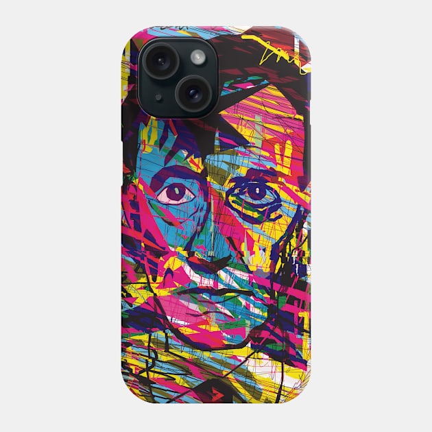 William S. Burroughs - Close-up II Phone Case by Exile Kings 