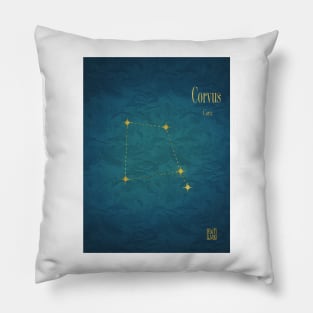 Night Sky Constellations - Corvus Pillow