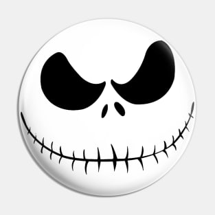 Skellington Face Pin