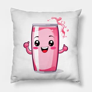 Soft drink cute T-Shirt cute giril Pillow