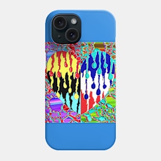 Heart love remover sticker Art Phone Case