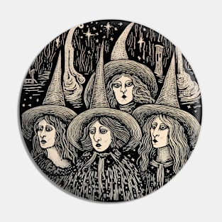 Witch Coven Pin