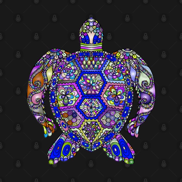 Turtle Sea Turtles Lotus Colorful Flower Design face masks, Phone Cases, Apparel & Gifts by tamdevo1