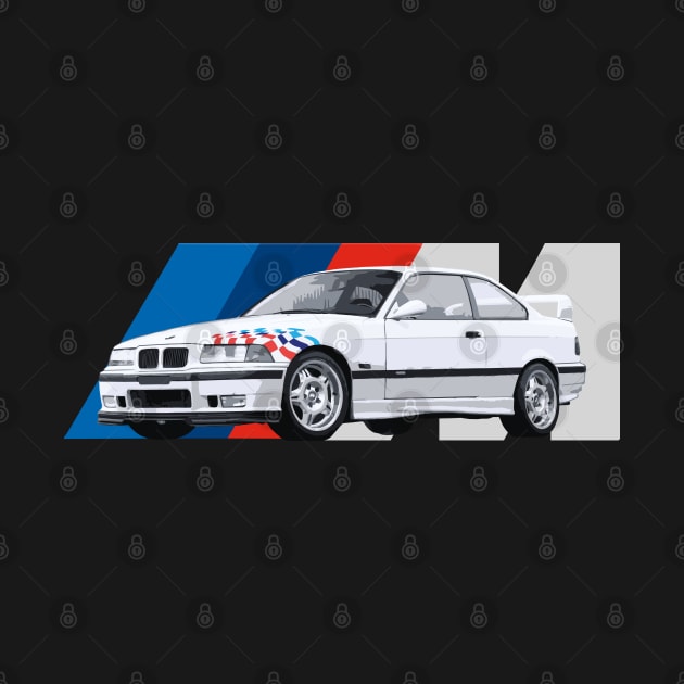 E36 CSL M3 LW PAUL WALKER MOTORSPORT DTM by cowtown_cowboy